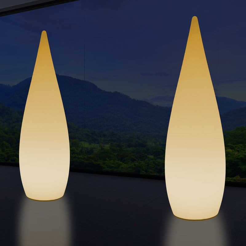 Decoratieve LED Verlichting, Vloerlamp 150cm 1,5m Designer Waterdruppellicht, E27, Warm Wit