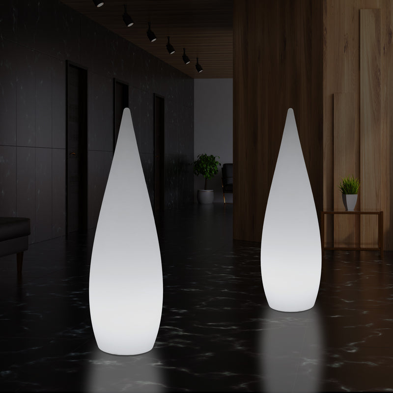 150cm Grote Designer LED Vloerlamp, 1,5m Draadloze Kleurveranderende Waterdruppel, Licht