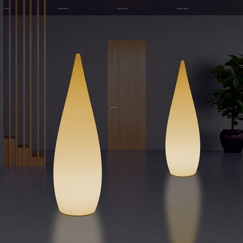 1,2m LED E27 Staande Lamp, Uniek Designer Waterdruppel Licht voor Slaapkamer, Warm Wit