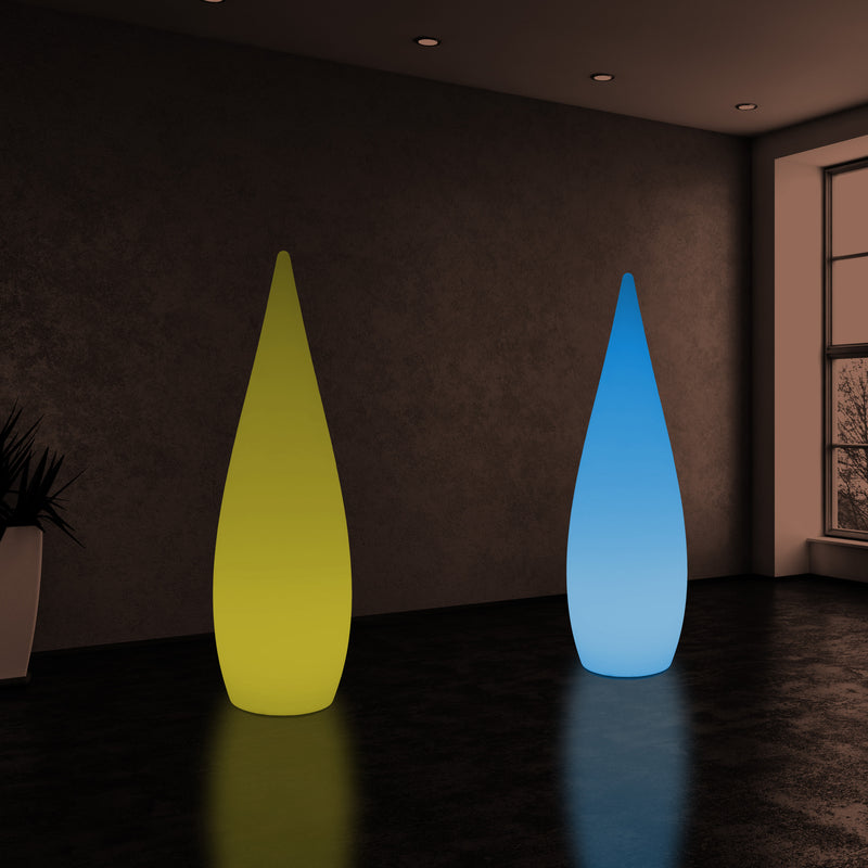 150cm Grote Designer LED Vloerlamp, 1,5m Draadloze Kleurveranderende Waterdruppel, Licht