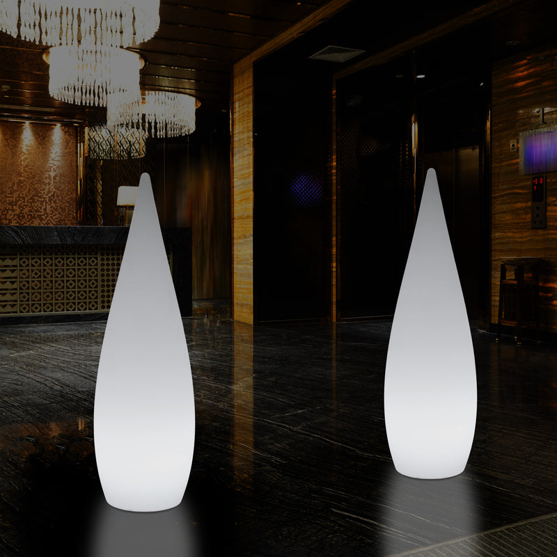 150cm Grote Designer LED Vloerlamp, 1,5m Draadloze Kleurveranderende Waterdruppel, Licht