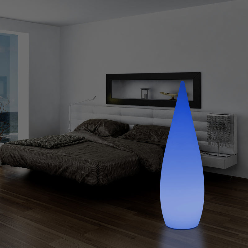 150cm Grote Designer LED Vloerlamp, 1,5m Draadloze Kleurveranderende Waterdruppel, Licht
