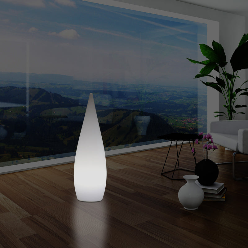 80cm Designer Binnenverlichting Woonkamer, E27 Staande Vloerlicht, Waterdruppel, Lamp, Wit