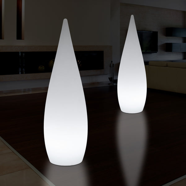1,2 Meter Grote Designer LED Vloerlamp, Binnenverlichting E27 Waterdruppel, Sfeerlicht, Wit