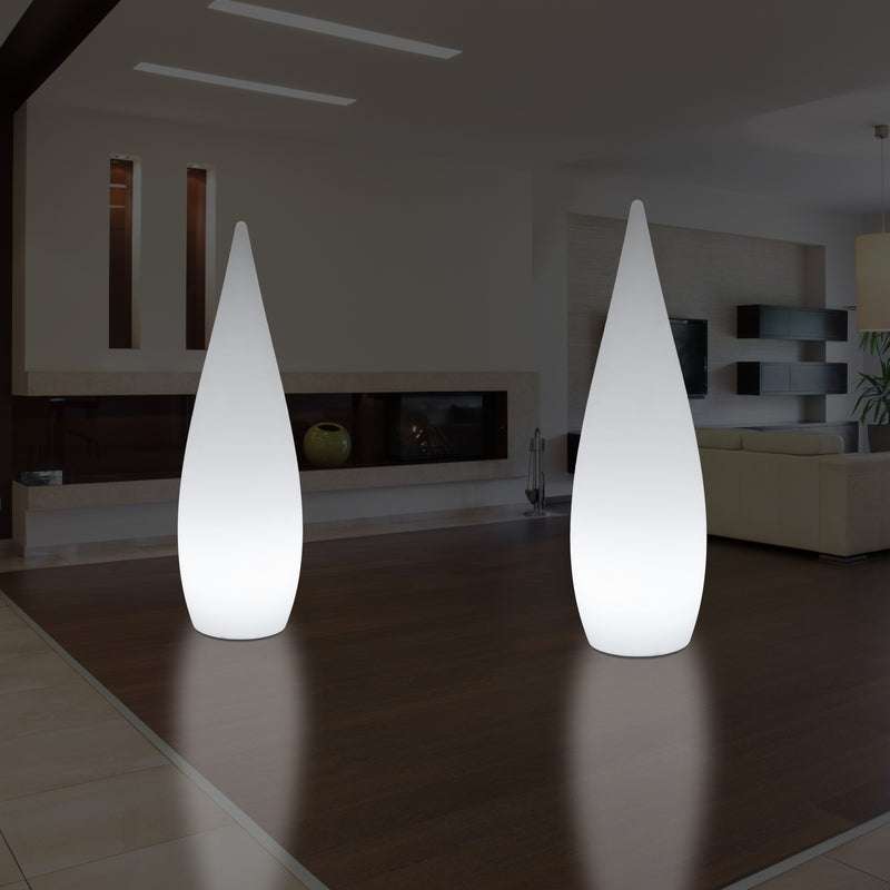 150cm Grote Designer LED Vloerlamp, 1,5m Draadloze Kleurveranderende Waterdruppel, Licht