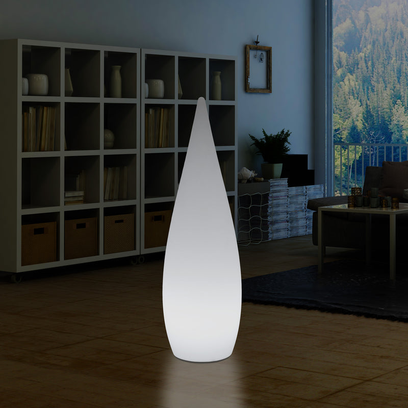 150cm Grote Designer LED Vloerlamp, 1,5m Draadloze Kleurveranderende Waterdruppel, Licht