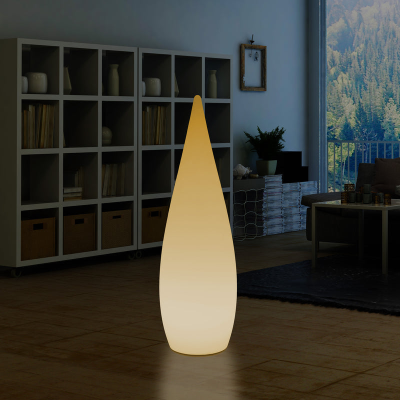 1,2m LED E27 Staande Lamp, Uniek Designer Waterdruppel Licht voor Slaapkamer, Warm Wit