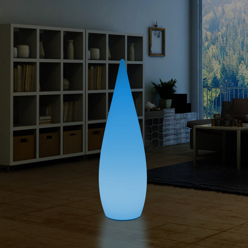 150cm Grote Designer LED Vloerlamp, 1,5m Draadloze Kleurveranderende Waterdruppel, Licht