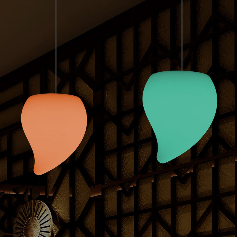 LED Verlichting Plafond, Unieke Decoratieve RGB Hanglamp, 20 cm, Sfeerverlichting, Traan
