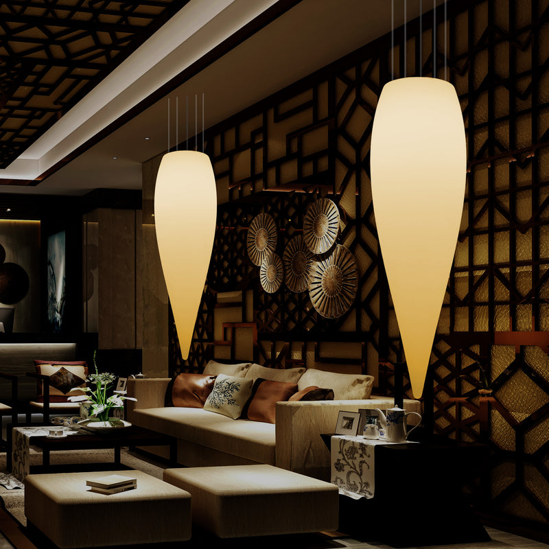 Waterdruppel LED Lamp, Unieke Designer Hanglamp, 1200 mm, E27, Warm Wit, Plafondverlichting