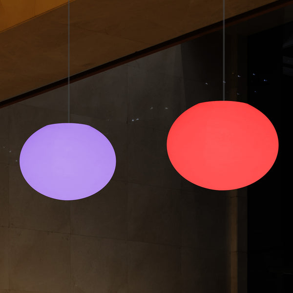 Plafondamp, Designer RGB Hanglamp, 27 cm, LED Sfeerverlichting, Lamp, Sfeerlicht