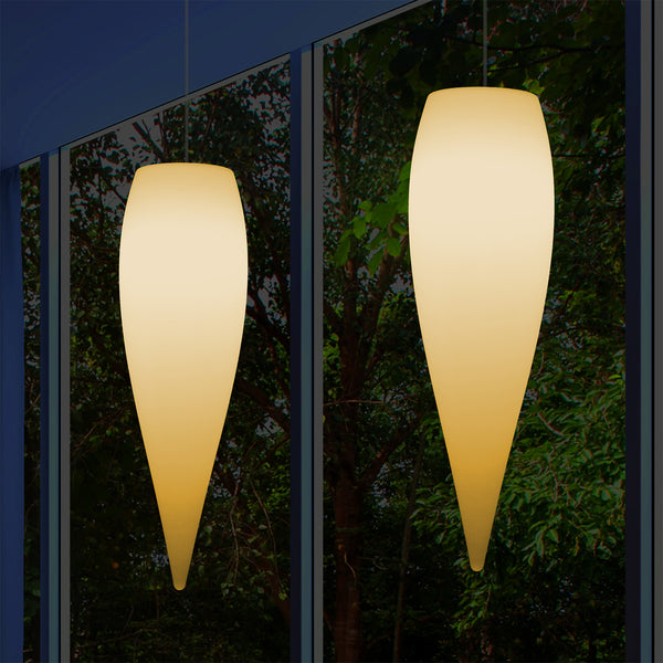 Waterdruppel LED Lamp, Unieke Designer Hanglamp, 800 mm, E27, Warm Wit, Plafondverlichting