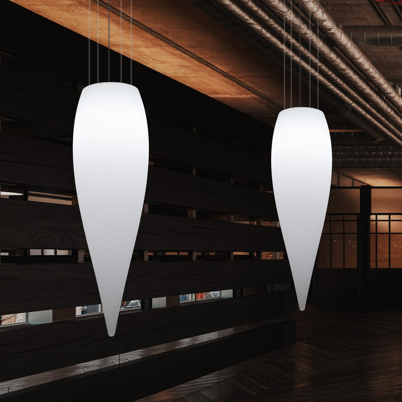 Waterdruppel Hanglamp, Decoratieve LED Lamp, 120 cm, E27, Wit, Sfeerlicht, Verlichting