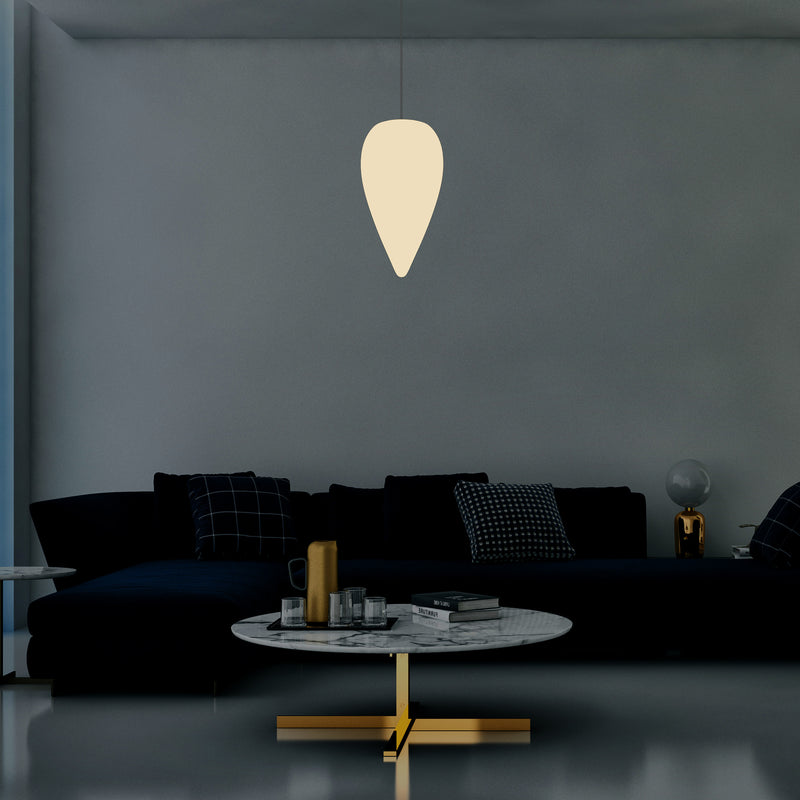 Decoratieve Hanglamp, Unieke LED Waterdruppel E27 Plafondlamp, Warm Wit, Sfeerlicht