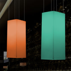 LED hanglamp, Multi Color Moderne RGB Plafondlamp, 80x30cm, Sfeerverlichting met Afstandsbediening