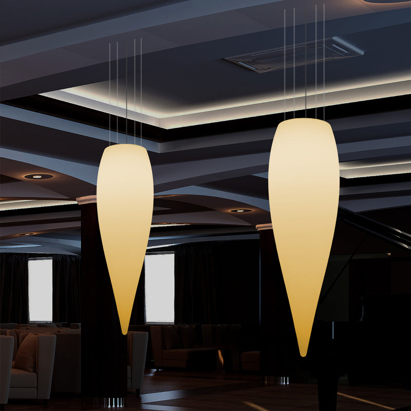 Waterdruppel LED Lamp, Unieke Designer Hanglamp, 1200 mm, E27, Warm Wit, Plafondverlichting
