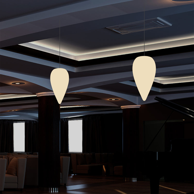 Decoratieve Hanglamp, Unieke LED Waterdruppel E27 Plafondlamp, Warm Wit, Sfeerlicht