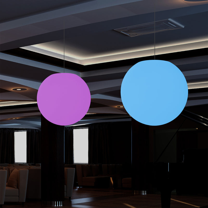 Ronde Plafondlamp, Multi-Color RGB Bal Hanglamp, 600 mm, LED Sfeerlicht, Verlichting