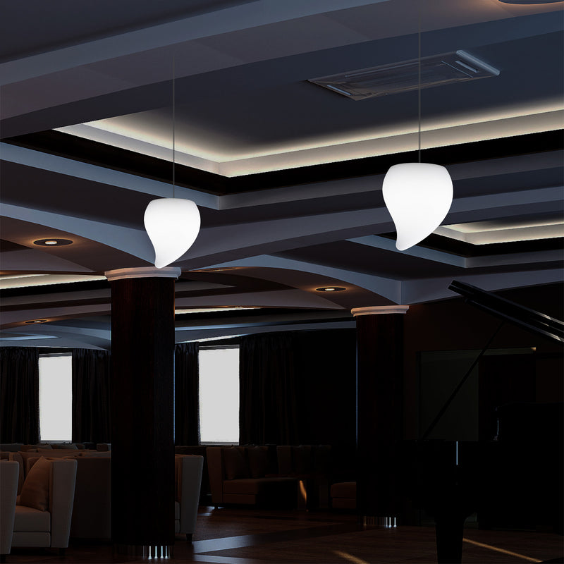 LED Verlichting Plafond, Unieke Decoratieve RGB Hanglamp, 20 cm, Sfeerverlichting, Traan