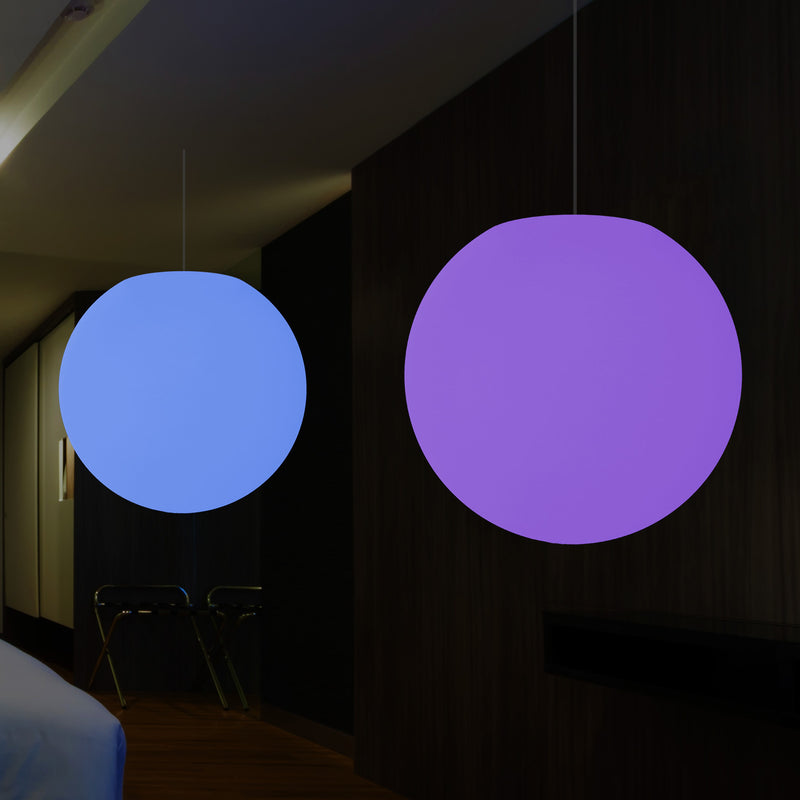 Ronde Plafondlamp, Multi-Color RGB Bal Hanglamp, 600 mm, LED Sfeerlicht, Verlichting