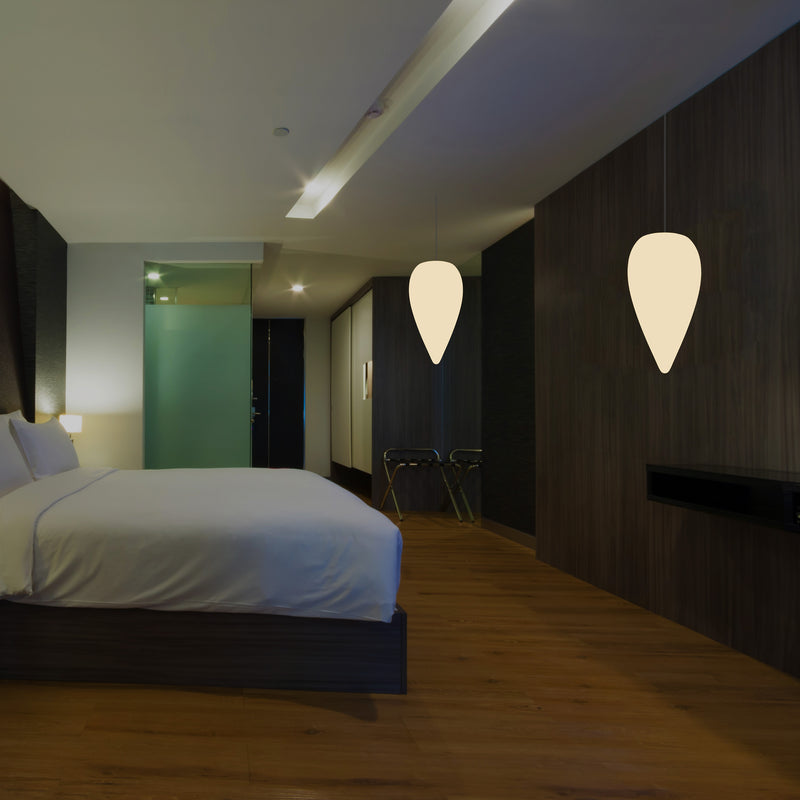 Decoratieve Hanglamp, Unieke LED Waterdruppel E27 Plafondlamp, Warm Wit, Sfeerlicht
