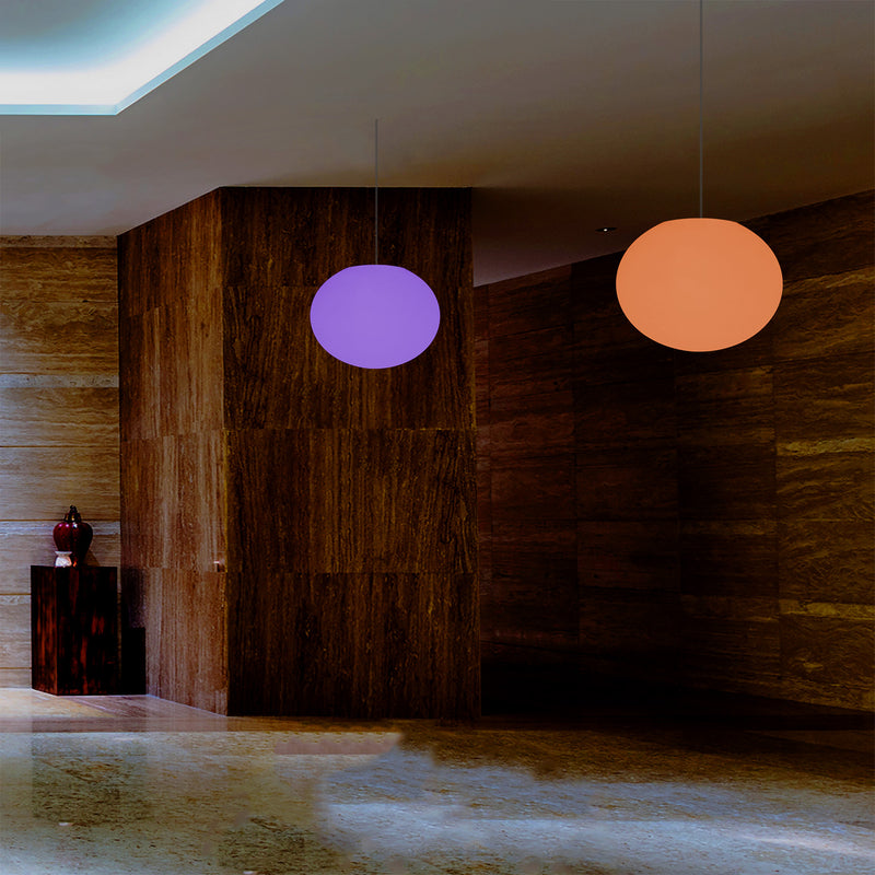 Plafondamp, Designer RGB Hanglamp, 27 cm, LED Sfeerverlichting, Lamp, Sfeerlicht