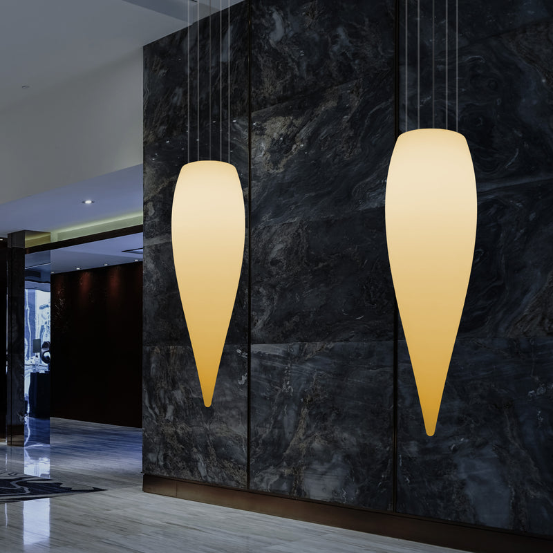 Waterdruppel LED Lamp, Unieke Designer Hanglamp, 1200 mm, E27, Warm Wit, Plafondverlichting