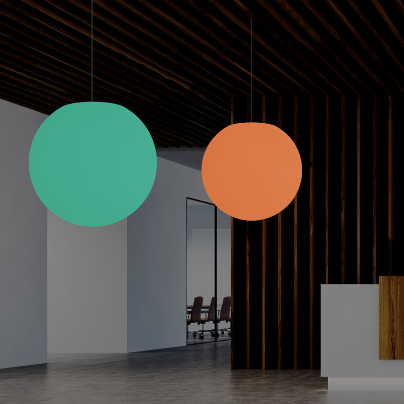 Ronde Plafondlamp, Multi-Color RGB Bal Hanglamp, 600 mm, LED Sfeerlicht, Verlichting