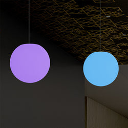Hamgende Bol Lamp, 25cm RGB Meerkleurige LED Plafondlamp, Hanglamp met Afstandsbediening