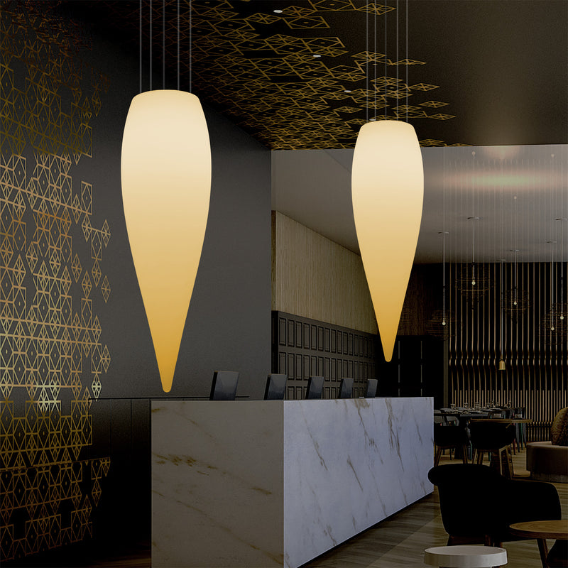 Waterdruppel LED Lamp, Unieke Designer Hanglamp, 1200 mm, E27, Warm Wit, Plafondverlichting