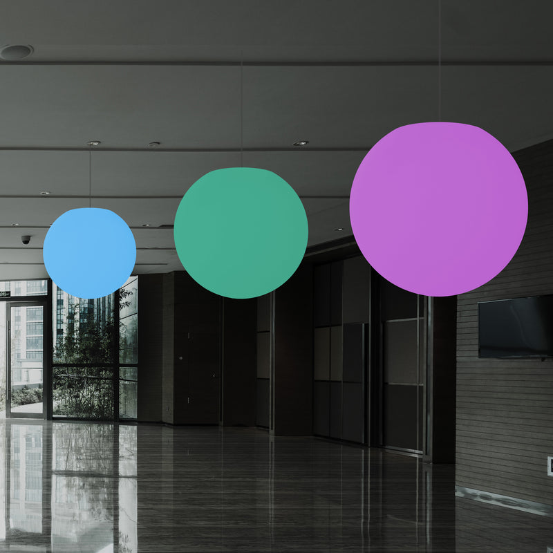 Ronde Plafondlamp, Multi-Color RGB Bal Hanglamp, 600 mm, LED Sfeerlicht, Verlichting