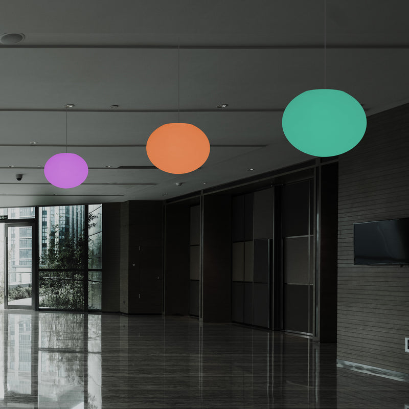 Plafondamp, Designer RGB Hanglamp, 27 cm, LED Sfeerverlichting, Lamp, Sfeerlicht