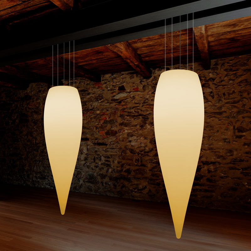 Waterdruppel LED Lamp, Unieke Designer Hanglamp, 1200 mm, E27, Warm Wit, Plafondverlichting