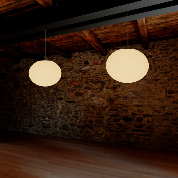 Decoratieve E27 Hangende Plafondlamp, 3D LED Hanglamp, 27cm Lichtbol, Sfeerverlichting