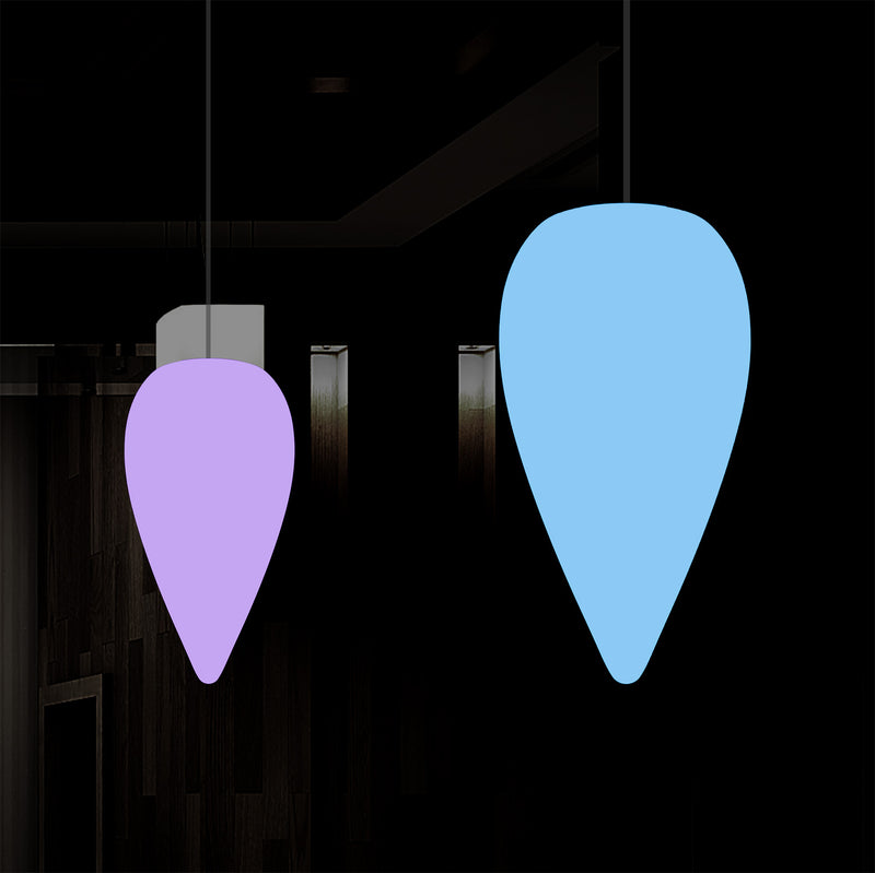 LED Waterdruppel Hanglamp, Meerkleurige RGB Plafondlamp, 37 cm, Sfeerverlichting