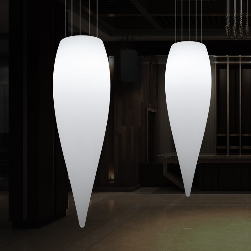 Waterdruppel Hanglamp, Decoratieve LED Lamp, 120 cm, E27, Wit, Sfeerlicht, Verlichting