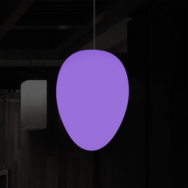 Unieke Plafond LED Verlichting, Decoratieve RGB Hanglamp, 37 cm, Sfeerverlichting, Lichtgevend Ei
