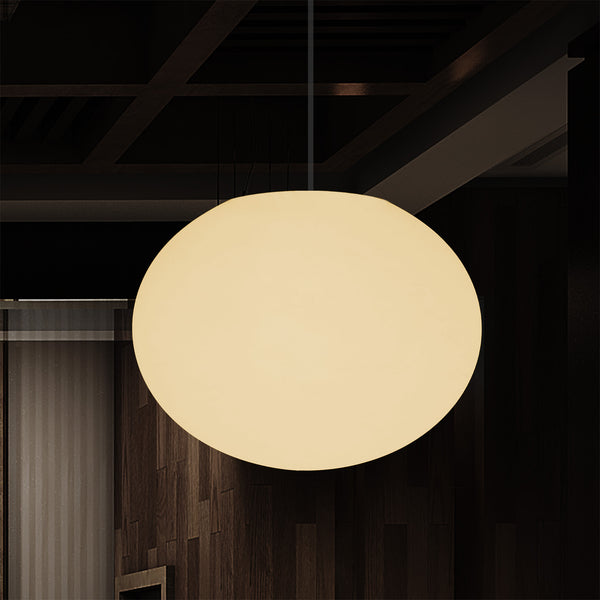 Decoratieve E27 Hangende Plafondlamp, 3D LED Hanglamp, 27cm Lichtbol, Sfeerverlichting
