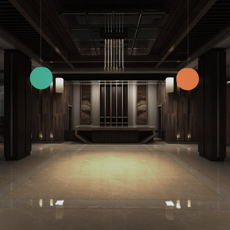 LED Bol Hanglamp, 20cm Meerkleurige RGB Bollicht, Lamp met Astandsbediening, Plafondlamp