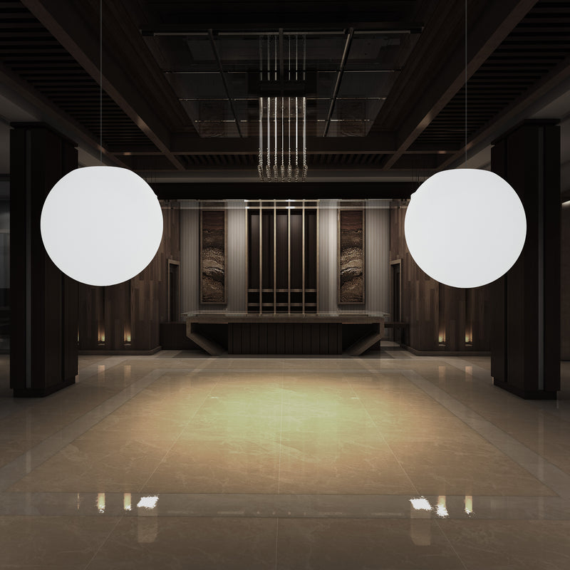 Ronde Plafondlamp, Multi-Color RGB Bal Hanglamp, 600 mm, LED Sfeerlicht, Verlichting