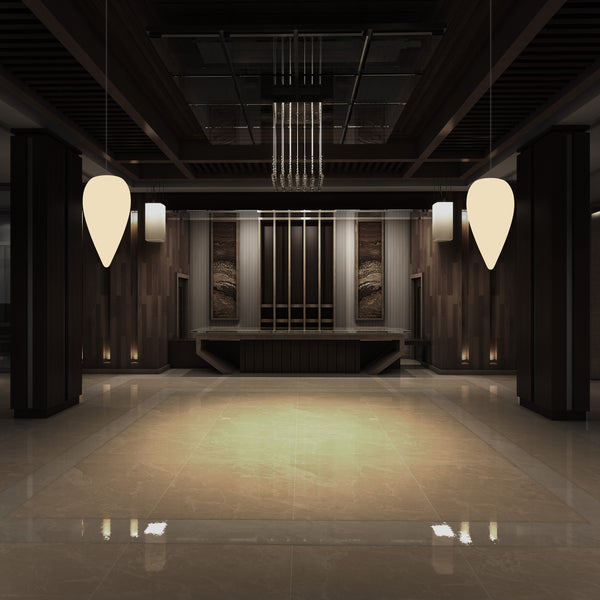 Decoratieve Hanglamp, Unieke LED Waterdruppel E27 Plafondlamp, Warm Wit, Sfeerlicht