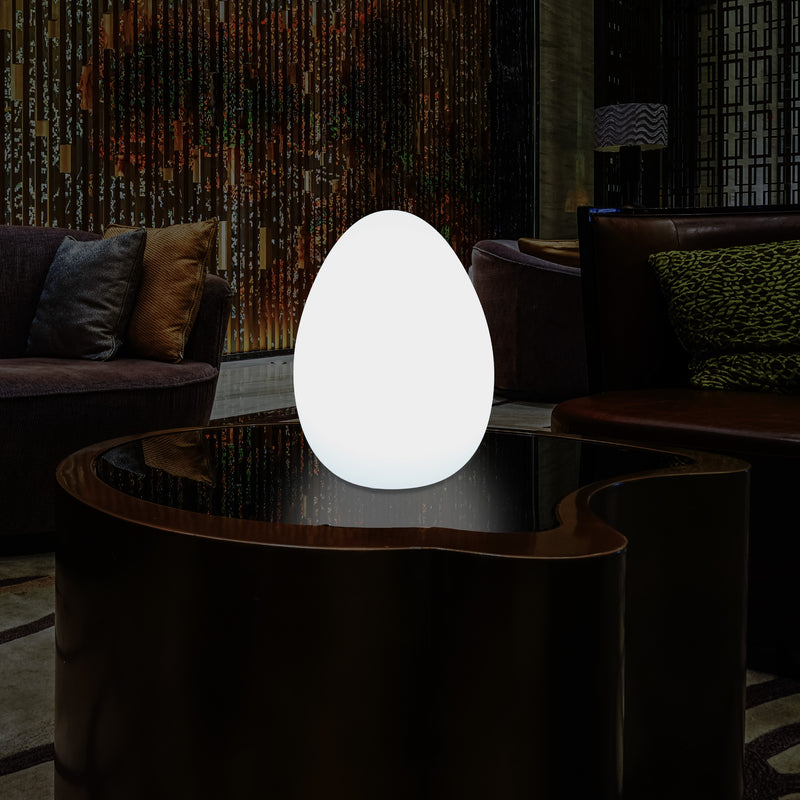 Moderne E27 LED Tafellamp voor Woonkamer, Slaapkamer, Bureau, 37cm Licht Ei Wit, Sfeerlicht