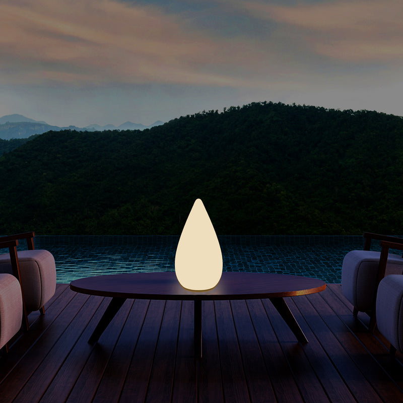 37cm Designer LED Vloerlamp, E27 Waterdruppel, Verlichting Slaapkamer, Warm Wit, Bedlamp