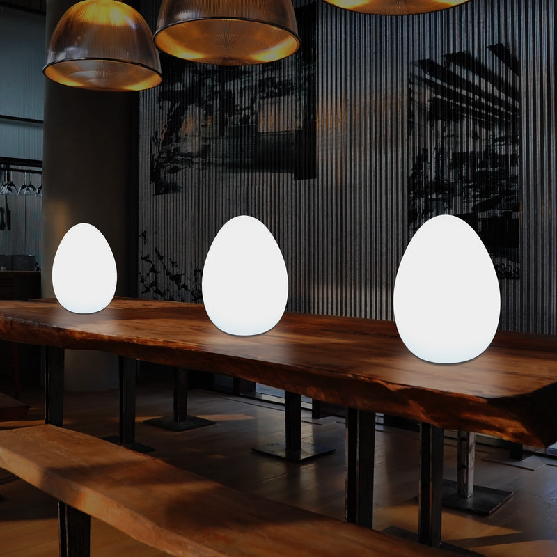 Moderne E27 LED Tafellamp voor Woonkamer, Slaapkamer, Bureau, 37cm Licht Ei Wit, Sfeerlicht