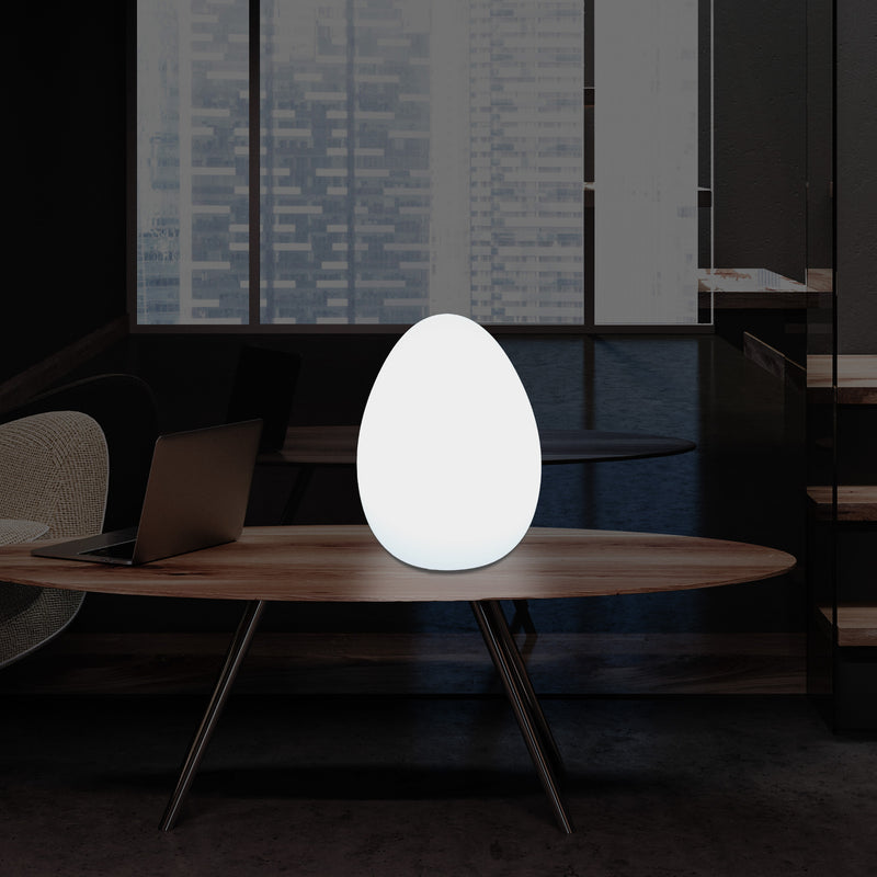 Moderne E27 LED Tafellamp voor Woonkamer, Slaapkamer, Bureau, 37cm Licht Ei Wit, Sfeerlicht