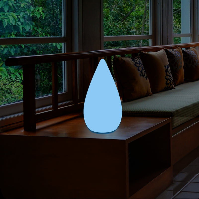 Unieke Kleurveranderende LED Waterdruppel Verlichting, Dimbare RGB Lamp, 37 cm hoog