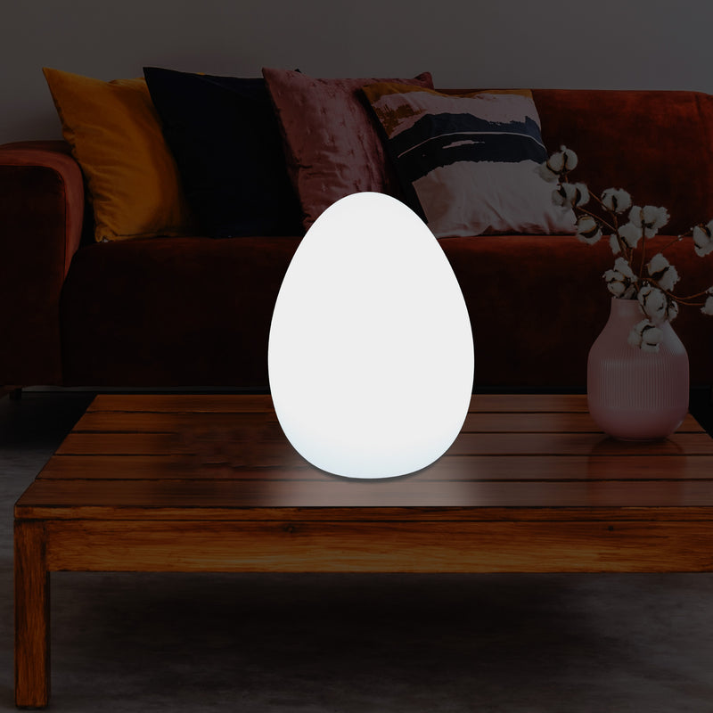 Moderne E27 LED Tafellamp voor Woonkamer, Slaapkamer, Bureau, 37cm Licht Ei Wit, Sfeerlicht