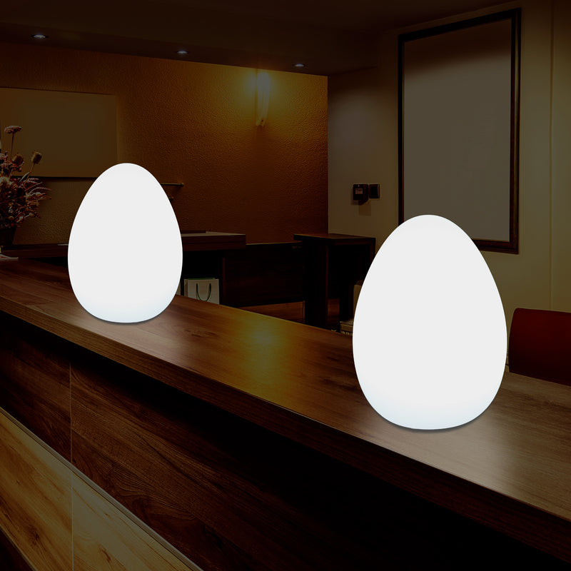 Moderne E27 LED Tafellamp voor Woonkamer, Slaapkamer, Bureau, 37cm Licht Ei Wit, Sfeerlicht