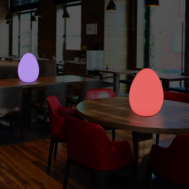 Dimbare Multi Color RGB LED Tafellamp, 37cm Sfeerverlichting met Afstandsbediening, Op Netvoeding