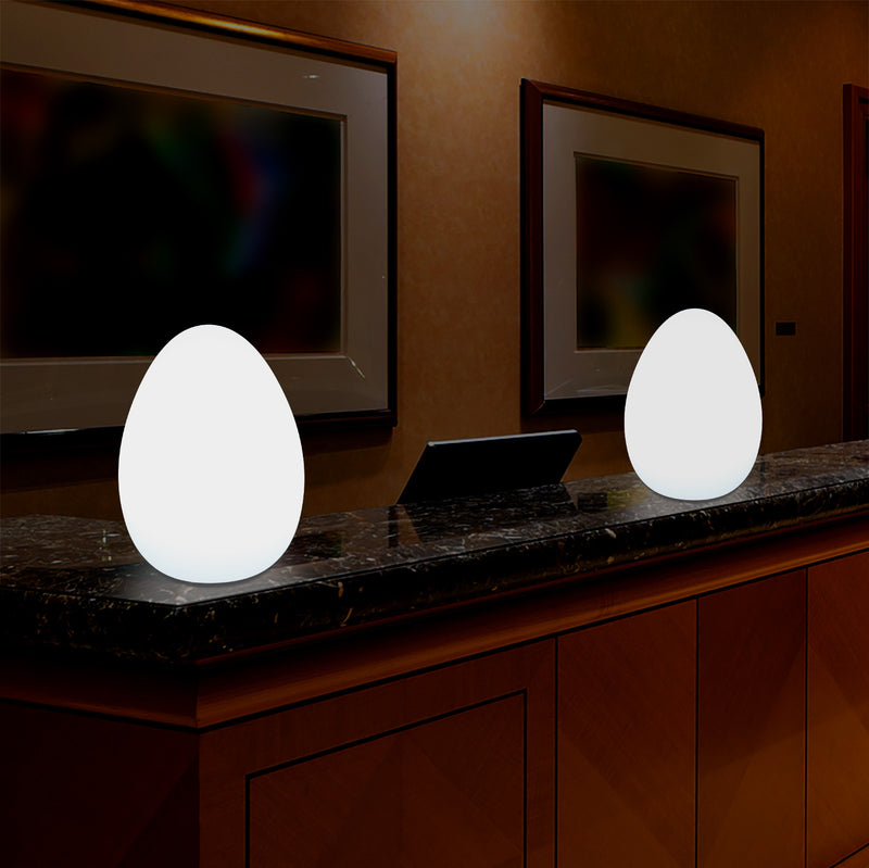 Moderne E27 LED Tafellamp voor Woonkamer, Slaapkamer, Bureau, 37cm Licht Ei Wit, Sfeerlicht
